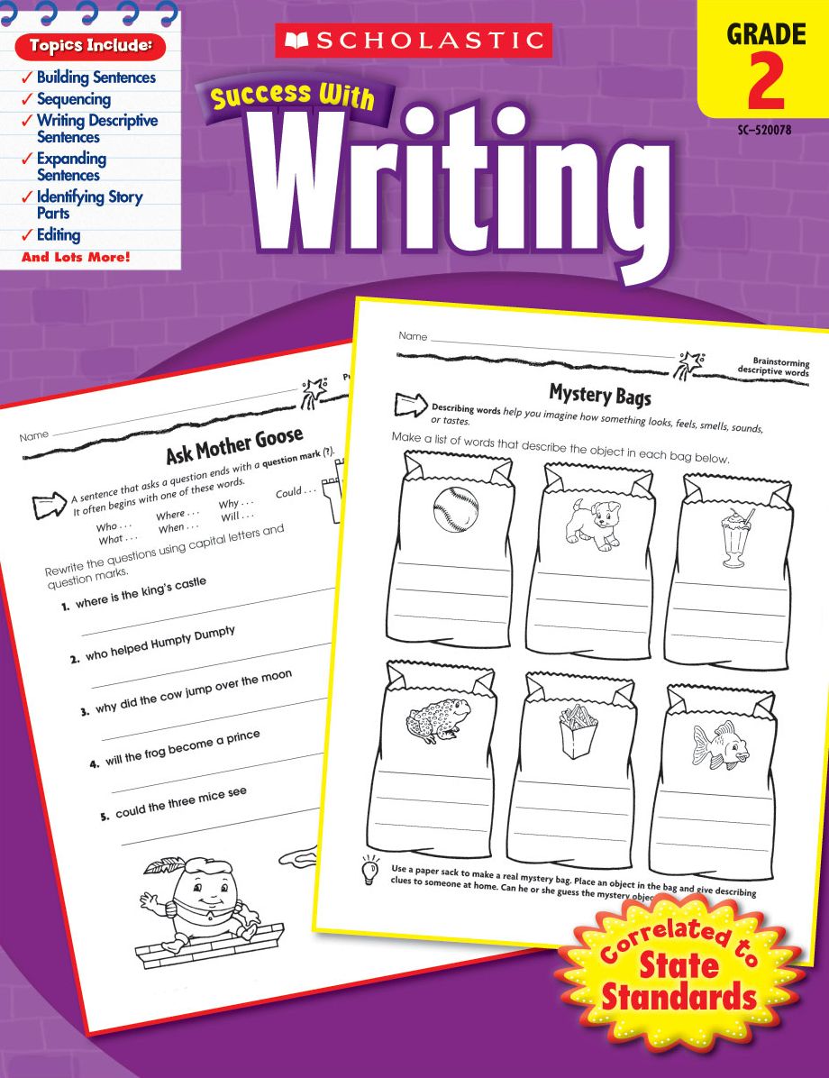 Scholastic Success With Writing: Grade 2 (PagePerfect NOOK Book)