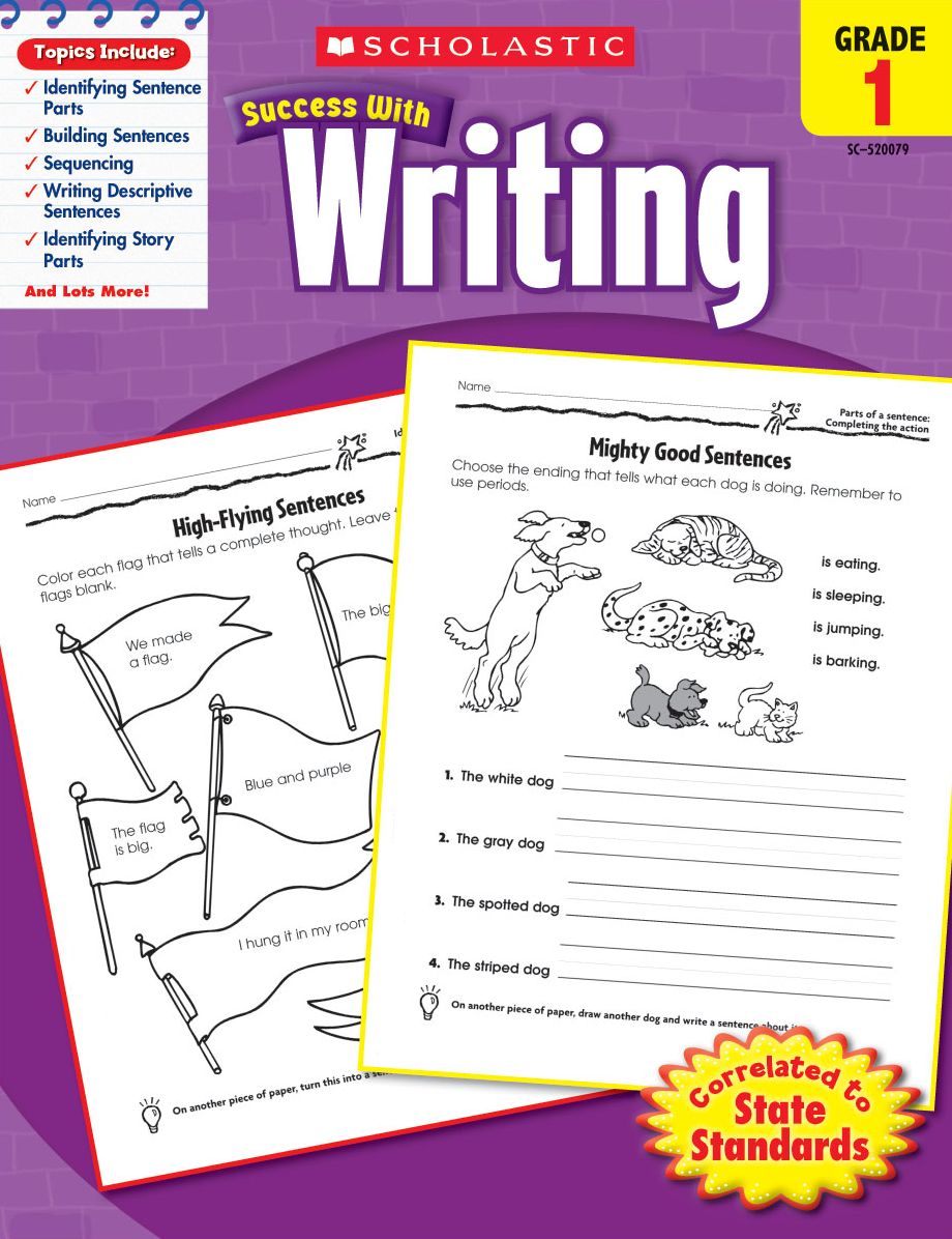 Scholastic Success With Writing: Grade 1 (PagePerfect NOOK Book)