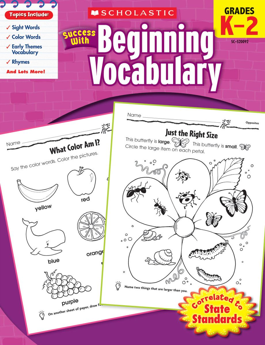 Scholastic Success With Beginning Vocabulary