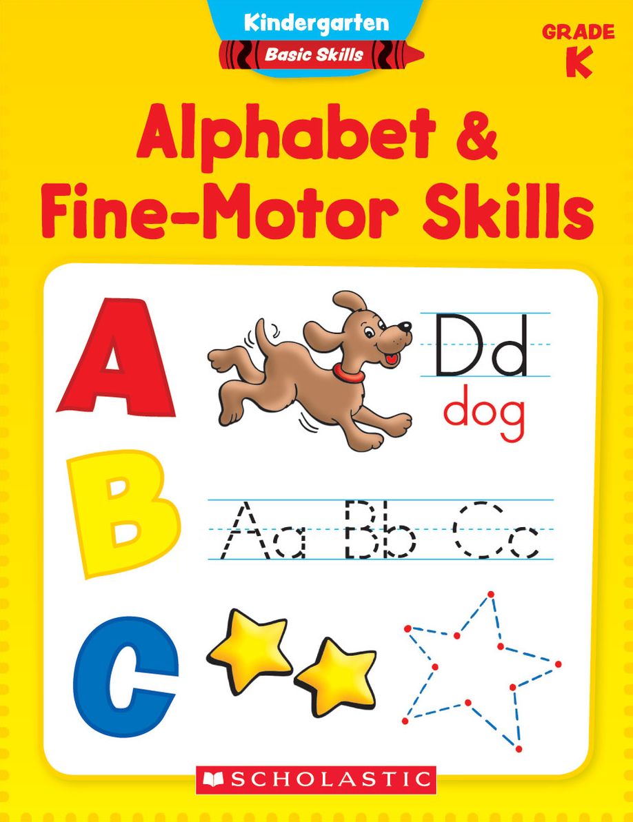 Kindergarten Basic Skills: Alphabet & Fine-Motor Skills (PagePerfect NOOK Book)