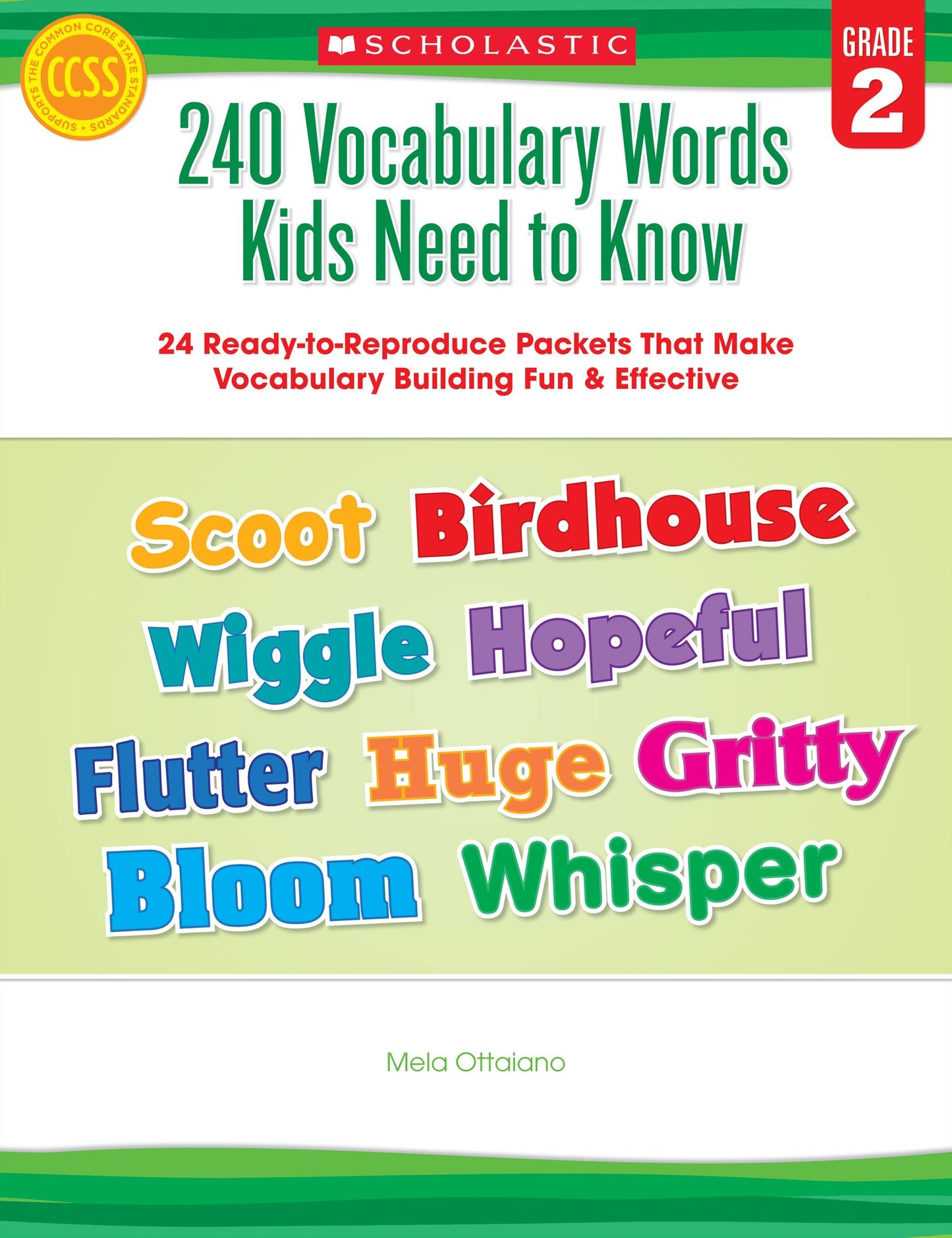 240 Vocabulary Words Kids Need to Know: Grade 2: 24 Ready-to-Reproduce Packets That Make Vocabulary Building Fun & Effective (PagePerfect NOOK Book)