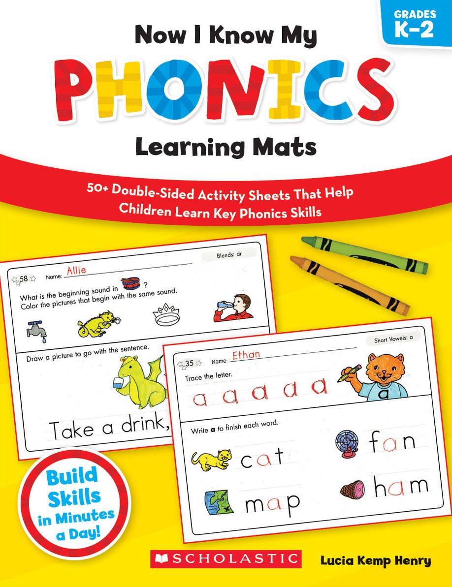 Now I Know My Phonics Learning Mats: 50+ Double-Sided Activity Sheets That Help Children Learn Key Phonics Skills