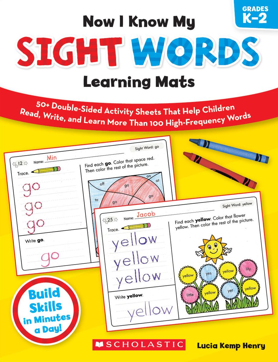 Now I Know My Sight Words Learning Mats: 50+ Double-Sided Activity Sheets That Help Children Read, Write, and Learn More Than 100 High-Frequency Words (PagePerfect NOOK Book)