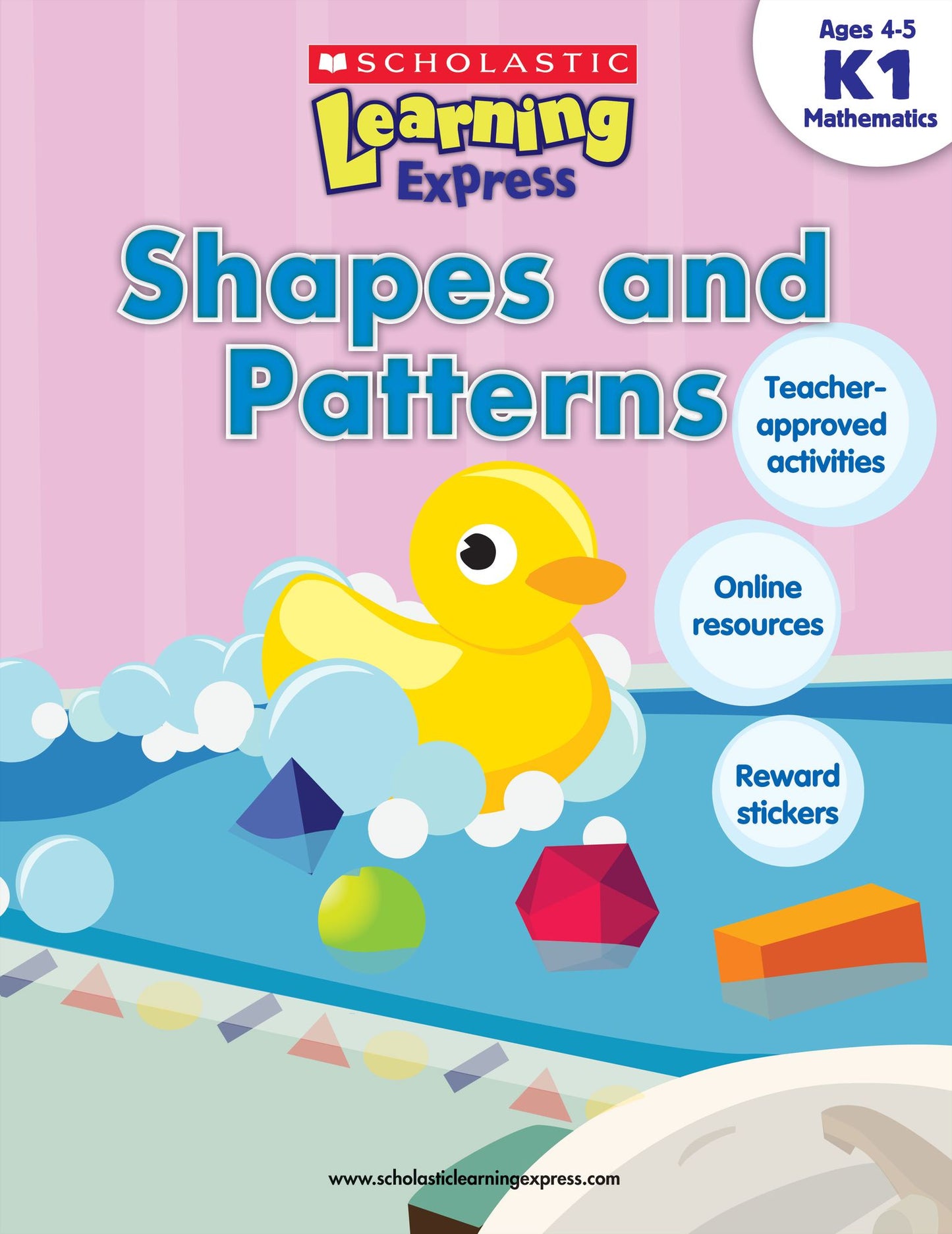 Scholastic Learning Express: Shapes and Patterns (K-1) (PagePerfect NOOK Book)