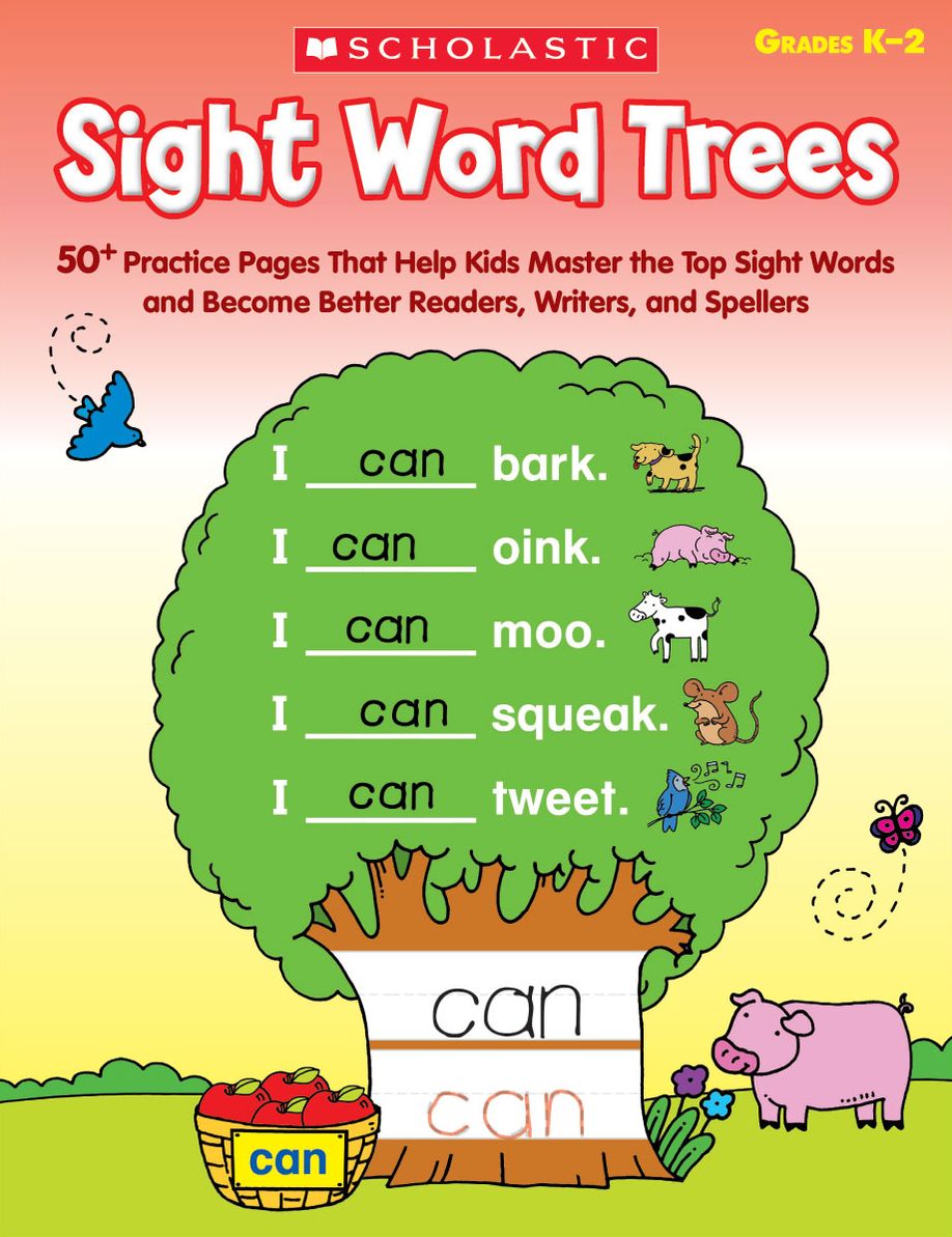 Sight Word Trees: 50+ Practice Pages That Help Kids Master the Top Sight Words and Become Better Readers, Writers, And Spellers (PagePerfect NOOK Book)