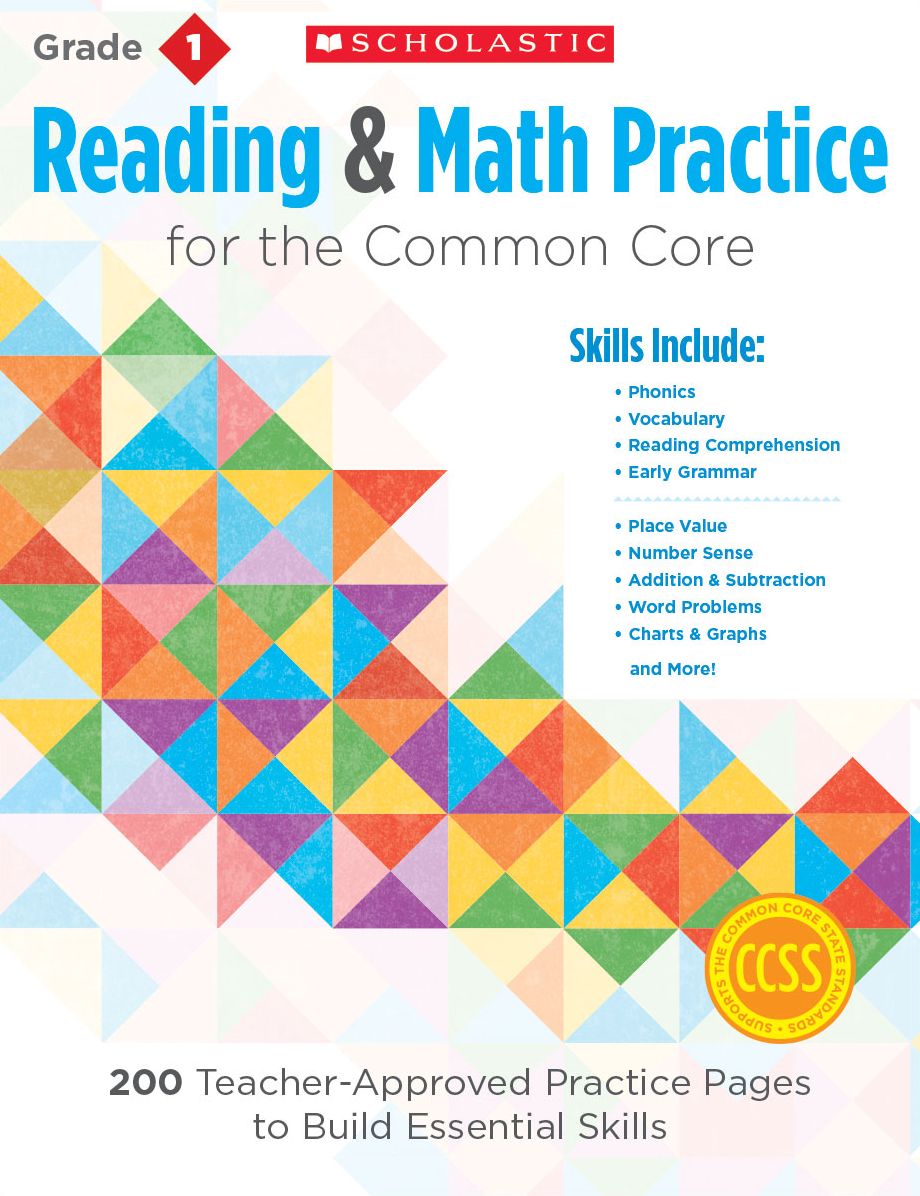 Reading and Math Practice: Grade 1: 200 Teacher-Approved Practice Pages to Build Essential Skills