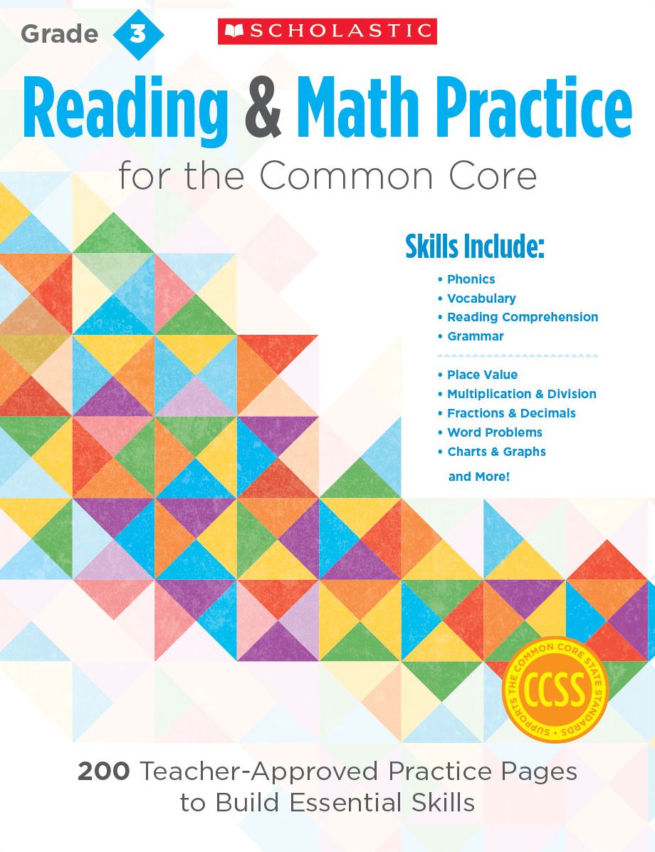Reading and Math Practice: Grade 3: 200 Teacher-Approved Practice Pages to Build Essential Skills