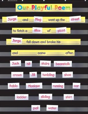 Standard Black Pocket Chart