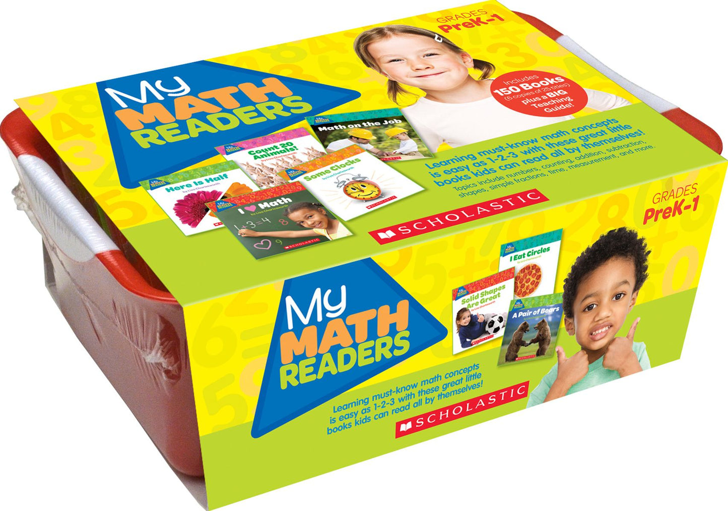 My Math Readers CLASSROOM TUB: 25 Easy-to-Read Books That Teach Key Math Concepts