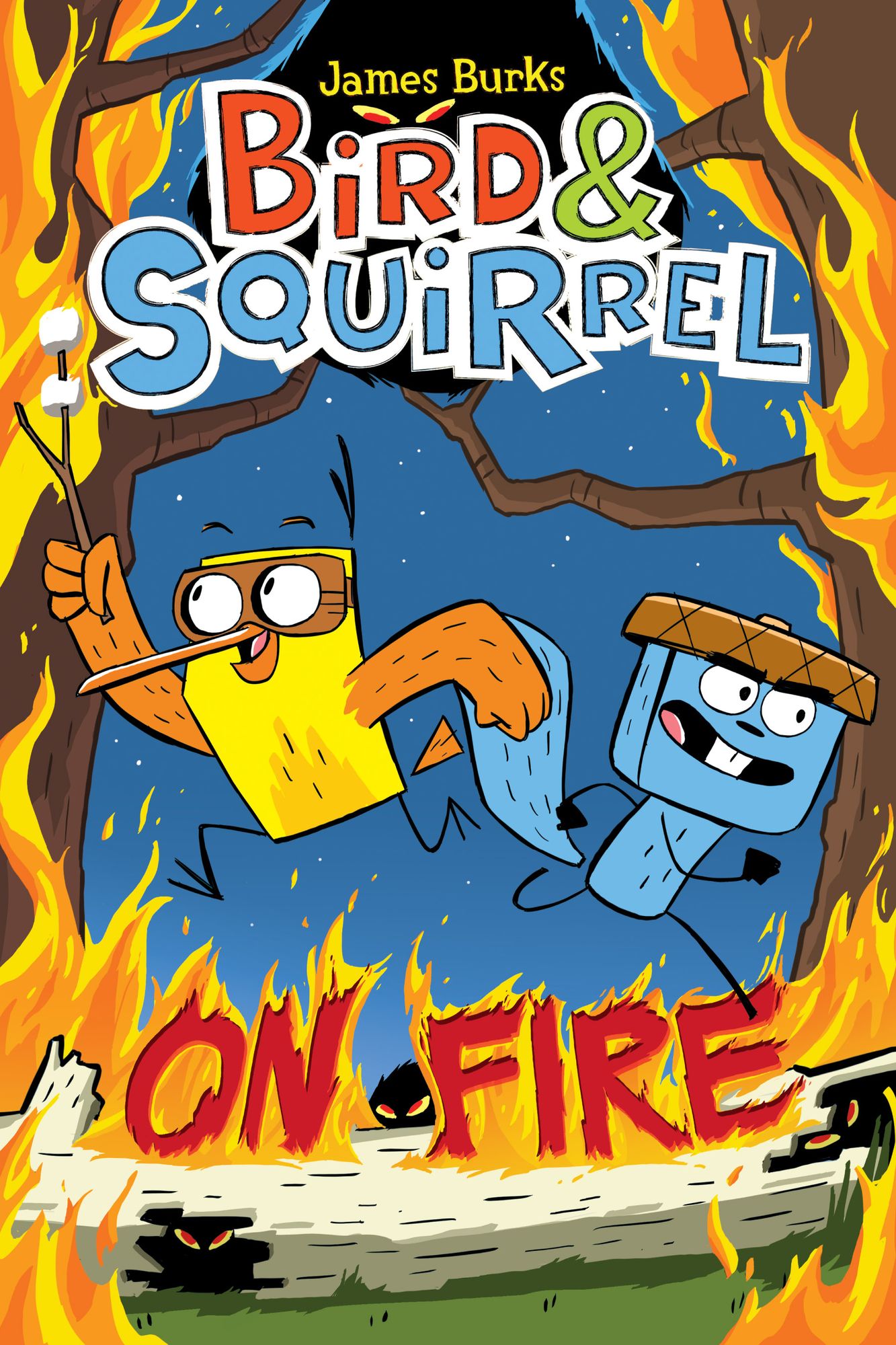 Bird & Squirrel On Fire