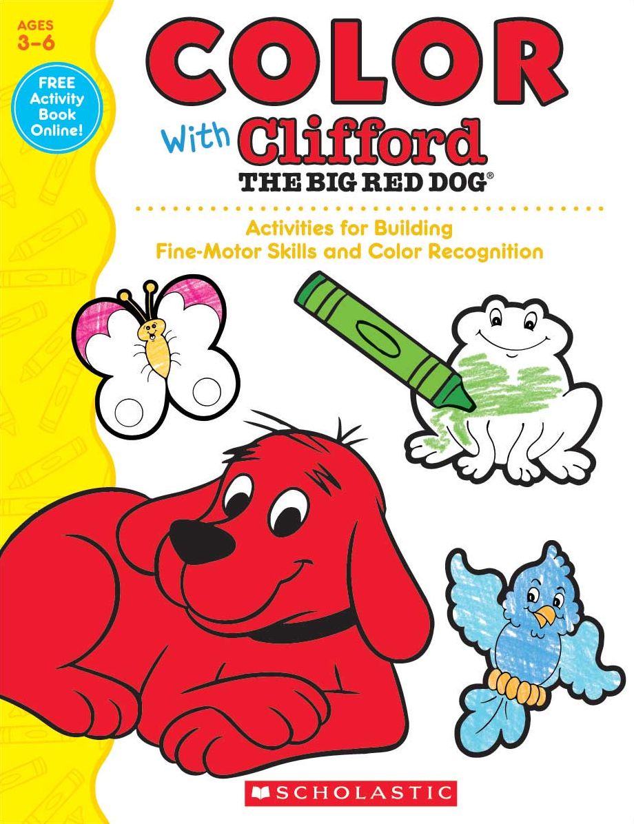 Color with Clifford the Big Red Dog