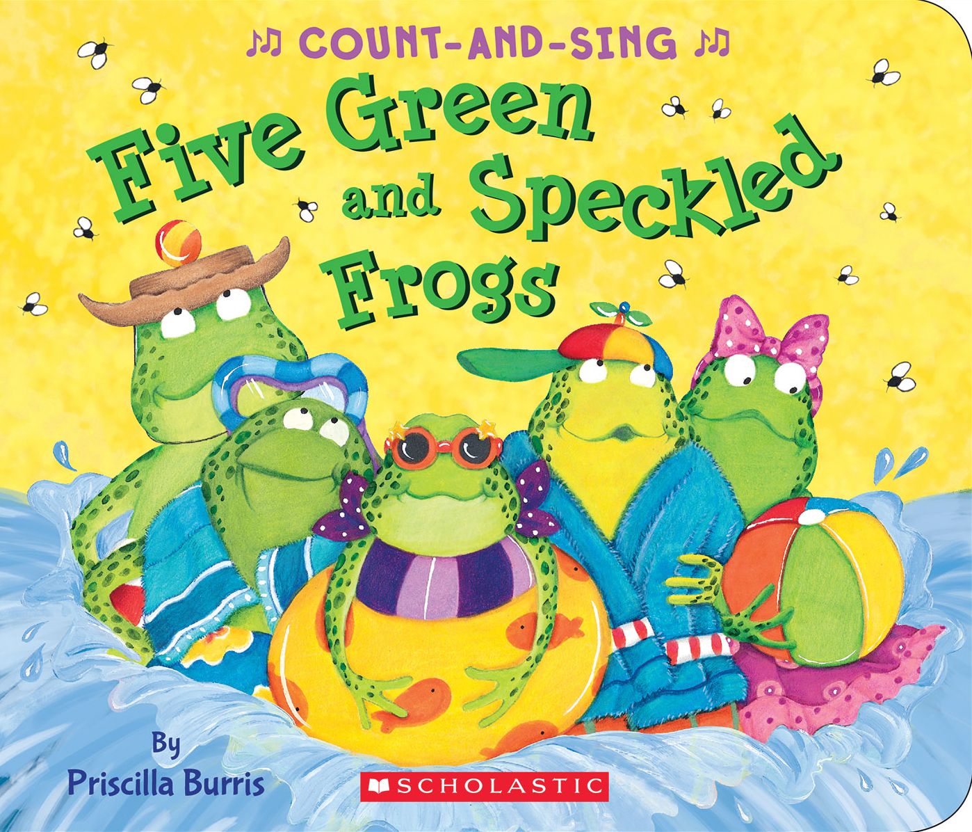 Five Green and Speckled Frogs: A Count-and-Sing Book