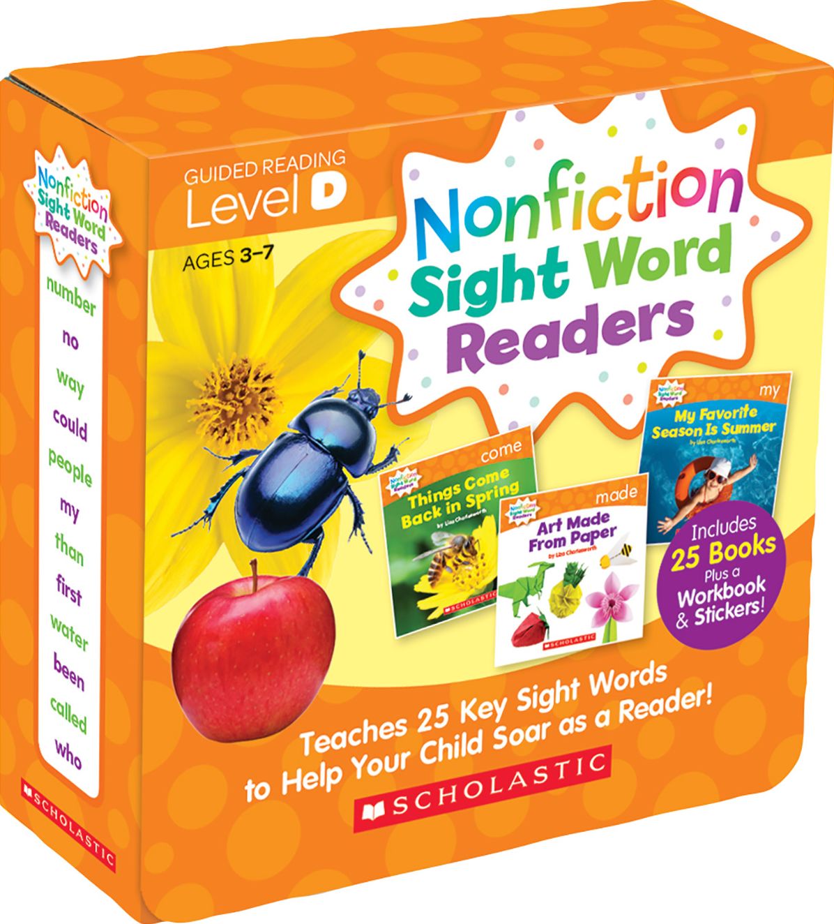 Nonfiction Sight Word Readers: Guided Reading Level D (Parent Pack): Teaches 25 key Sight Words to Help Your Child Soar as a Reader!