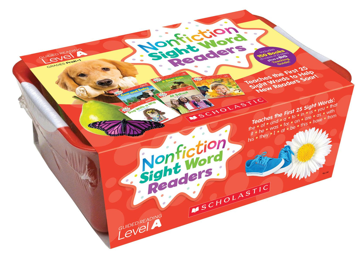 Nonfiction Sight Word Readers Classroom Tub Level A: Teaches the First 25 Sight Words to Help New Readers Soar!