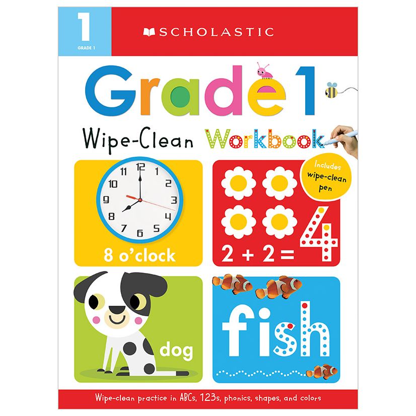 Wipe Clean Workbooks: Grade 1 (Scholastic Early Learners)