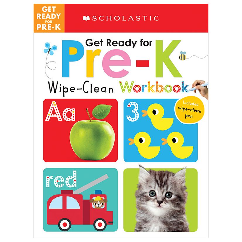 Wipe-Clean Workbooks: Get Ready for Pre-K (Scholastic Early Learners)