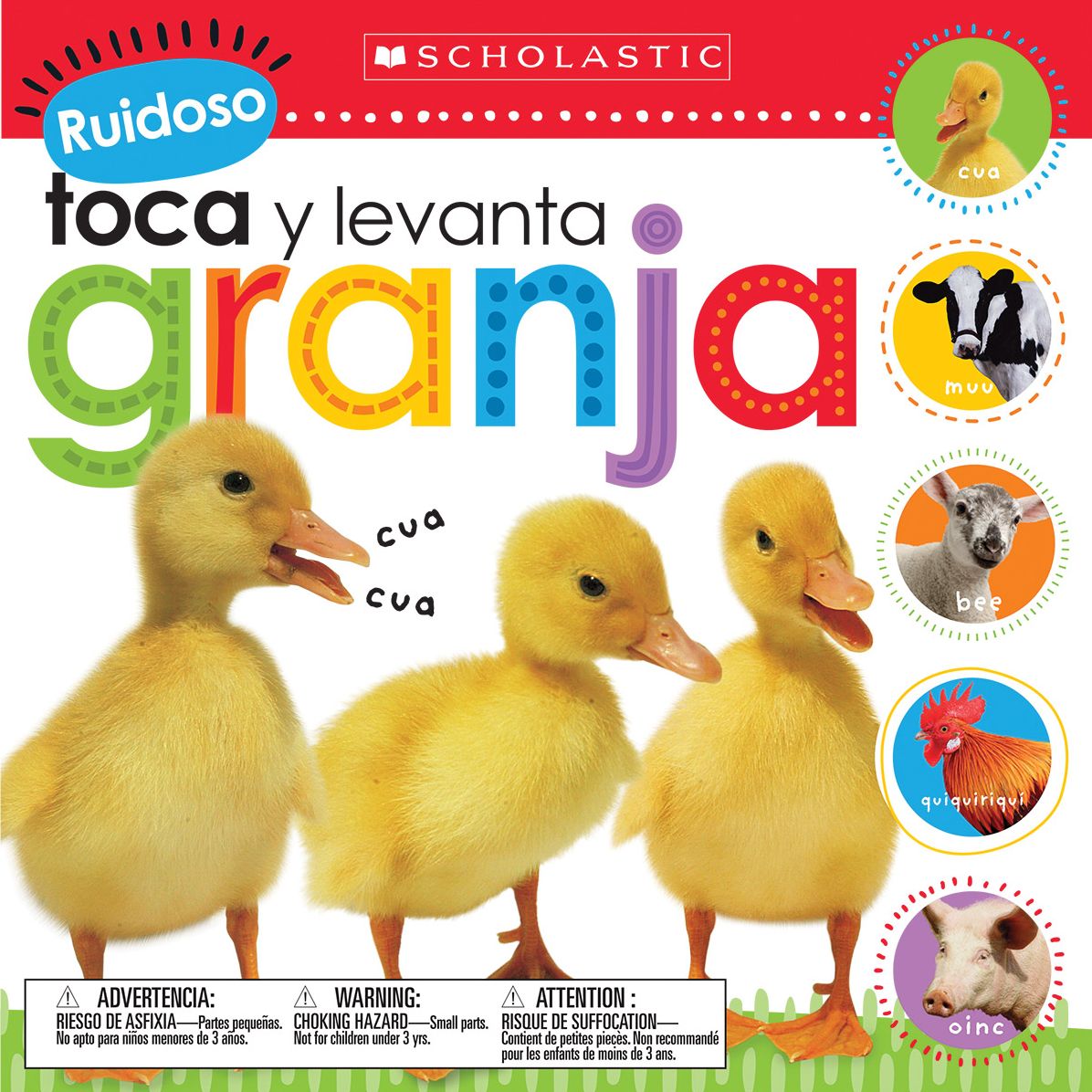 Ruidoso Toca y Levanta: Granja (Scholastic Early Learners)