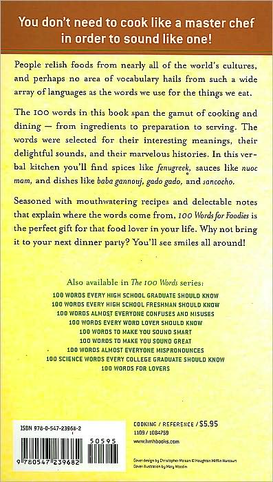 100 Words for Foodies