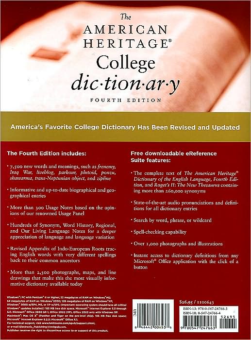 The American Heritage College Dictionary