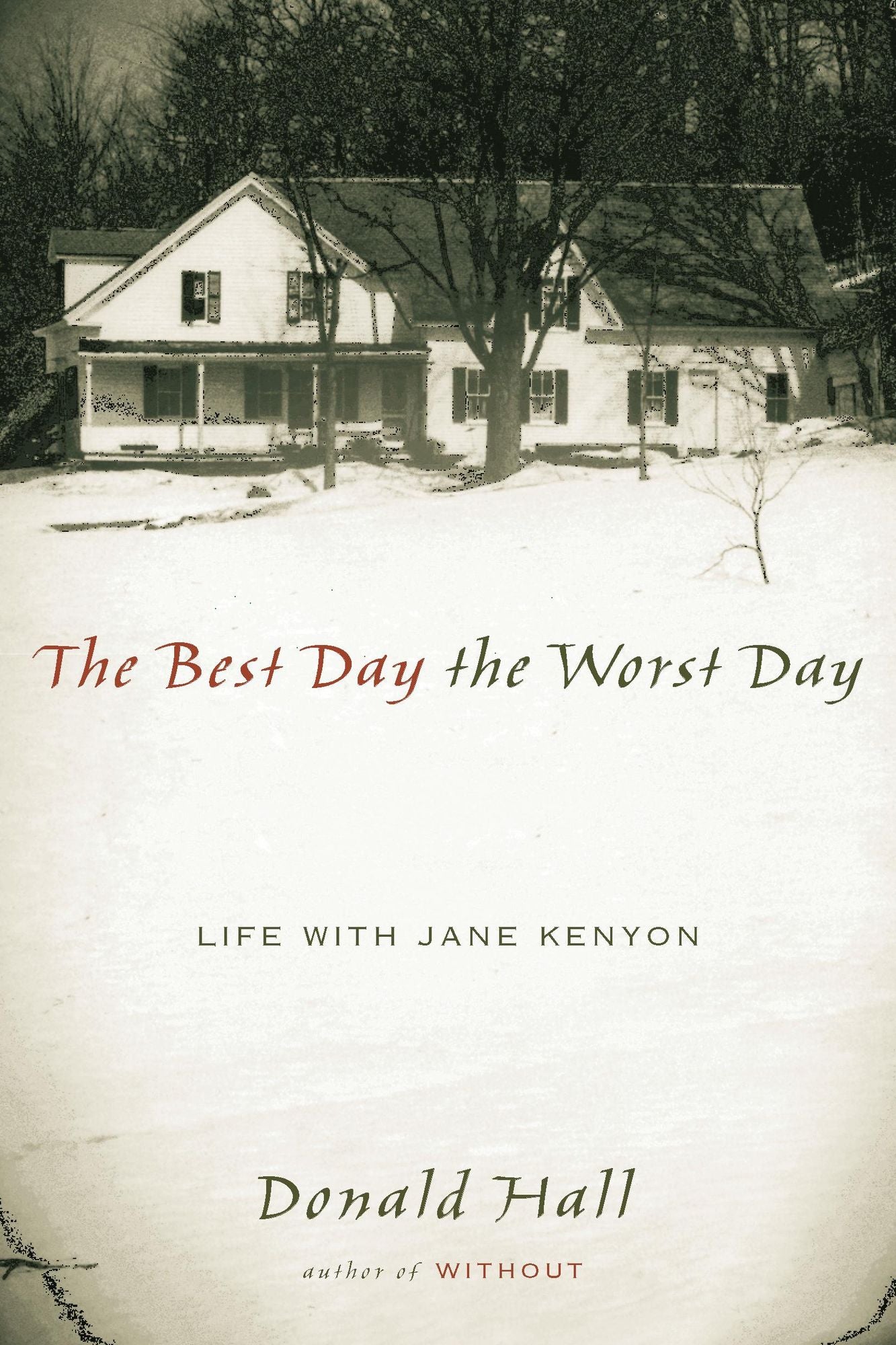 The Best Day the Worst Day: Life with Jane Kenyon