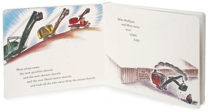 Mike Mulligan and His Steam Shovel lap board book