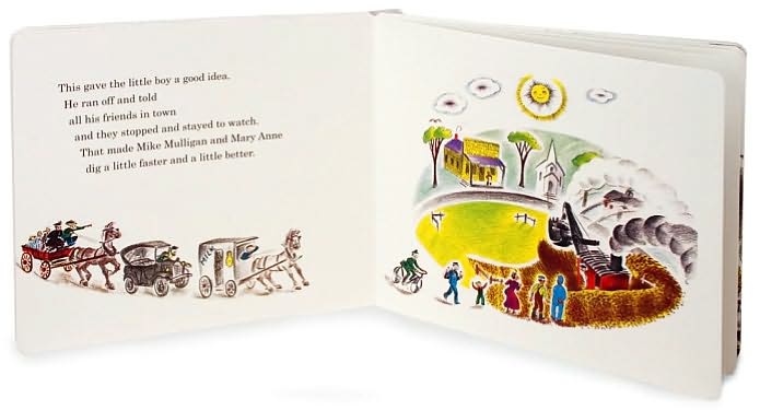 Mike Mulligan and His Steam Shovel lap board book