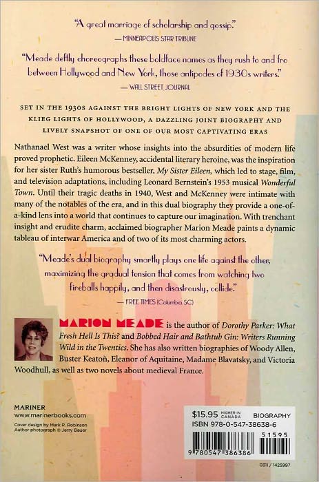 Lonelyhearts: The Screwball World of Nathanael West and Eileen McKenney