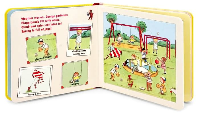 Curious George Seasons Puzzle Book