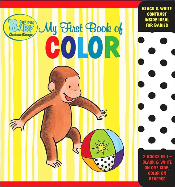 Curious Baby My First Book of Color (Curious George Accordion-Fold Board Book)