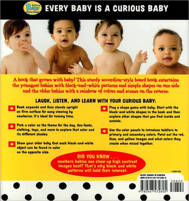 Curious Baby My First Book of Color (Curious George Accordion-Fold Board Book)