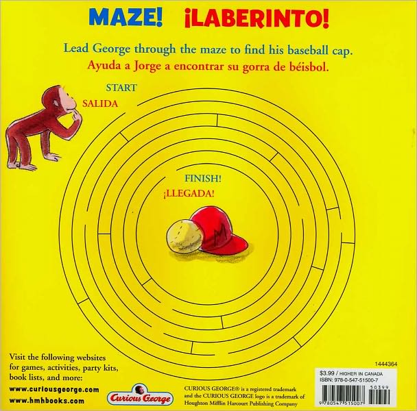 Jorge el curioso en el partido de beisbo/Curious George at the Baseball Game (bilingual edition)