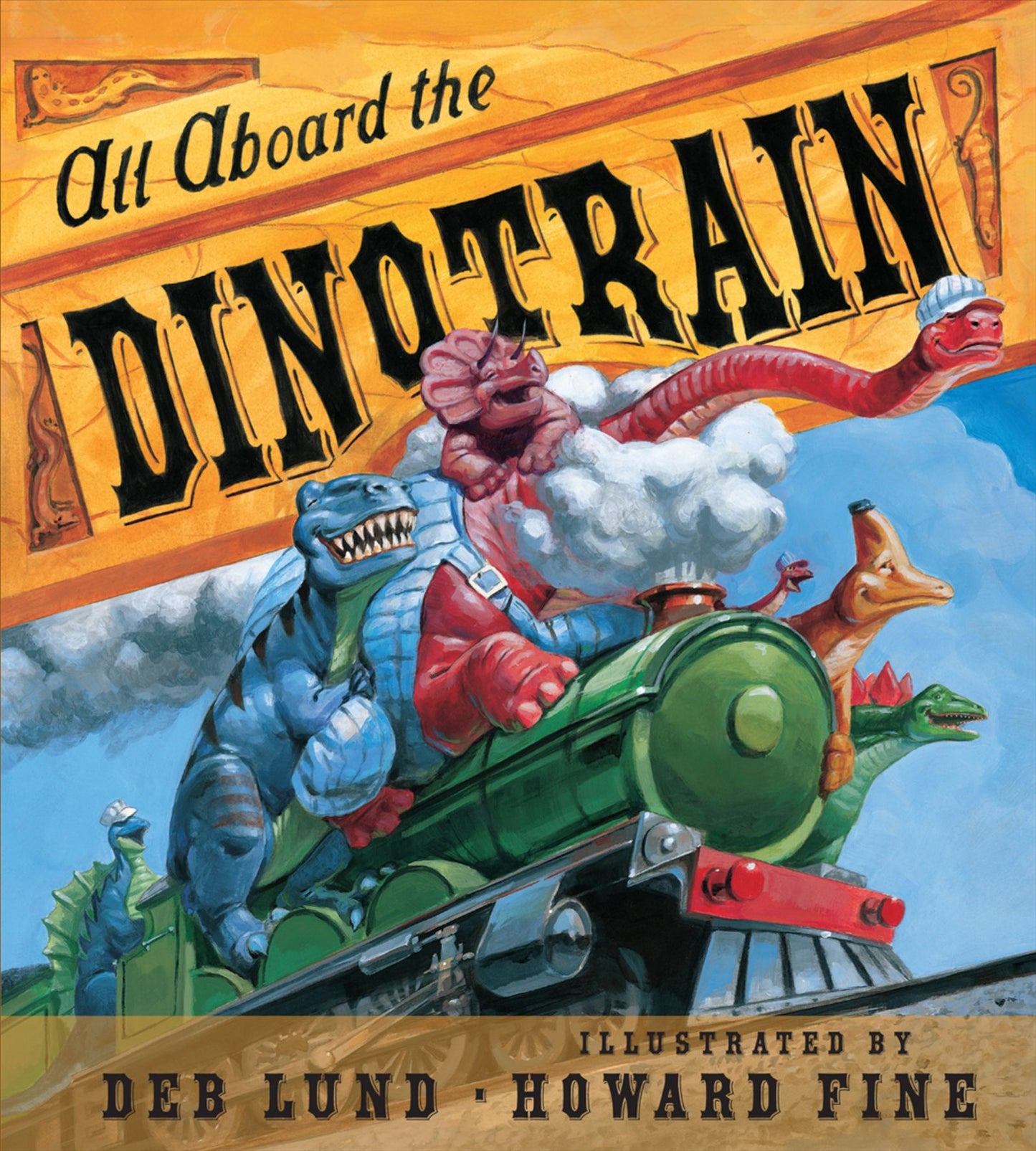 All Aboard the Dinotrain board book
