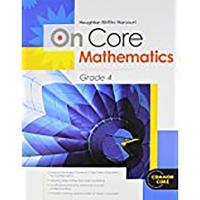 Houghton Mifflin Harcourt Math Common Core: Student Workbook Grade 4