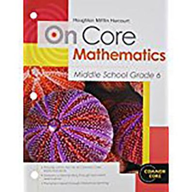 Holt Mcdougal Middle School Math Oncore: Student Worktext Grade 6 2012