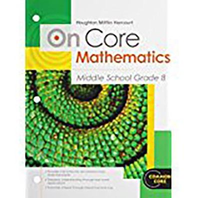 Holt Mcdougal Middle School Math Oncore: Student Worktext Grade 8 2012