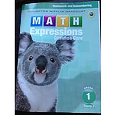 Math Expressions: Homework & Remembering, Volume 2 Grade 1