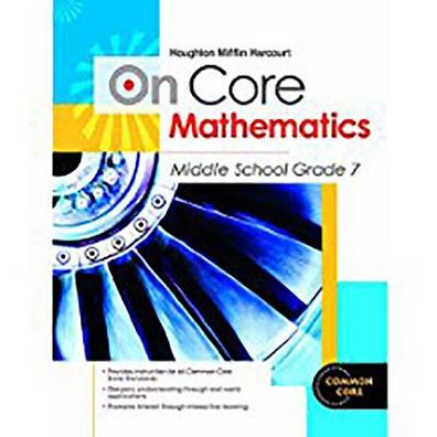 Houghton Mifflin Harcourt On Core Mathematics: Reseller Package Grade 7