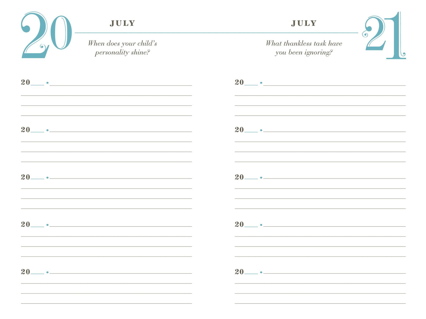 Q&A a Day for Moms: a 5-year Journal