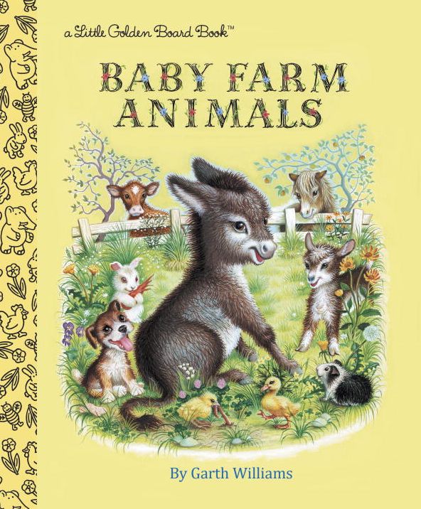 Baby Farm Animals (Little Golden Book Series)