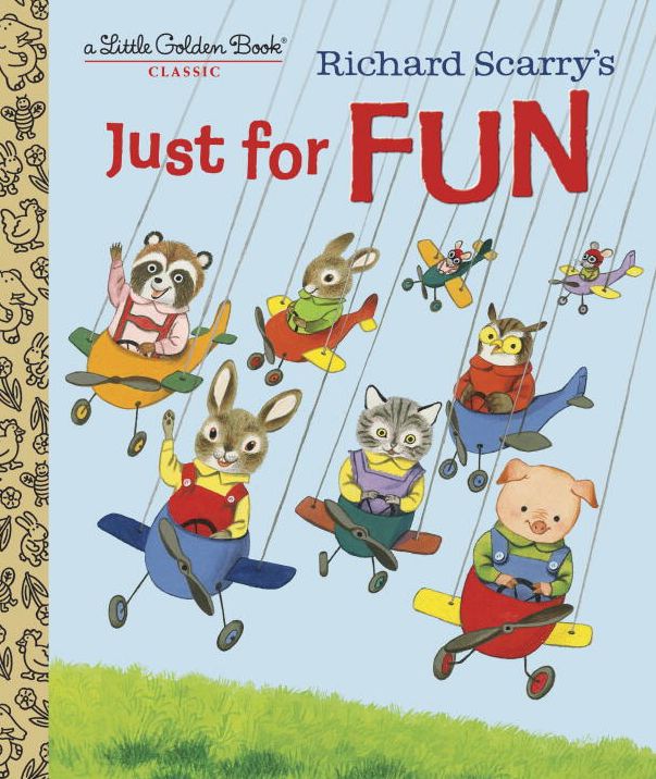 Richard Scarry's Just For Fun (Little Golden Book Series)