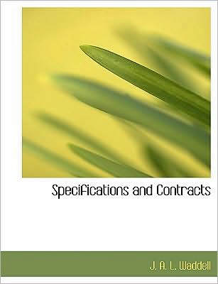 Specifications and Contracts (Large Print Edition)