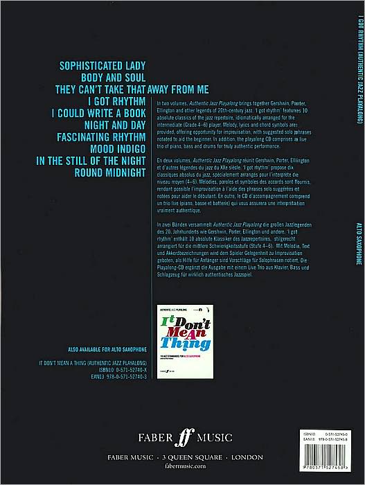 I Got Rhythm for Alto Saxophone: Book & CD