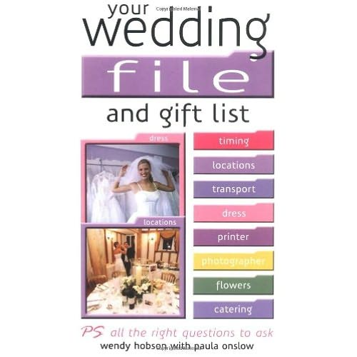 Your Wedding File and Gift List