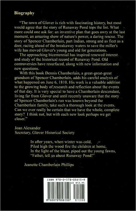Run Chamberlain, Run!: Solving the 200-year-old Mystery of Runaway Pond