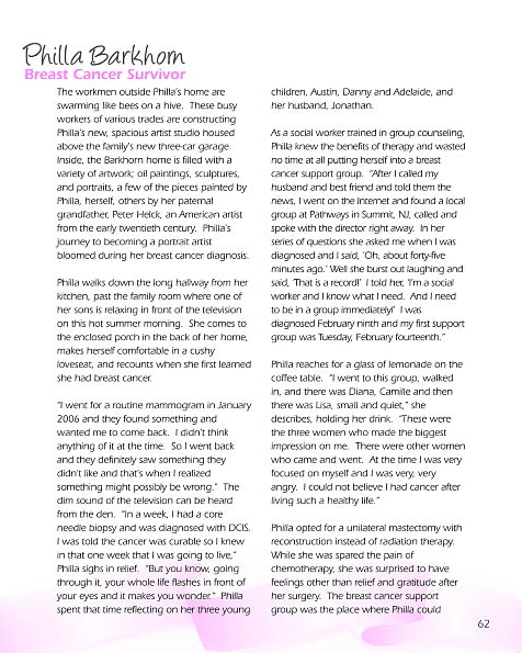 Pink Ribbon Journey: Stories From the Heart, Celebrating Women with Breast Cancer