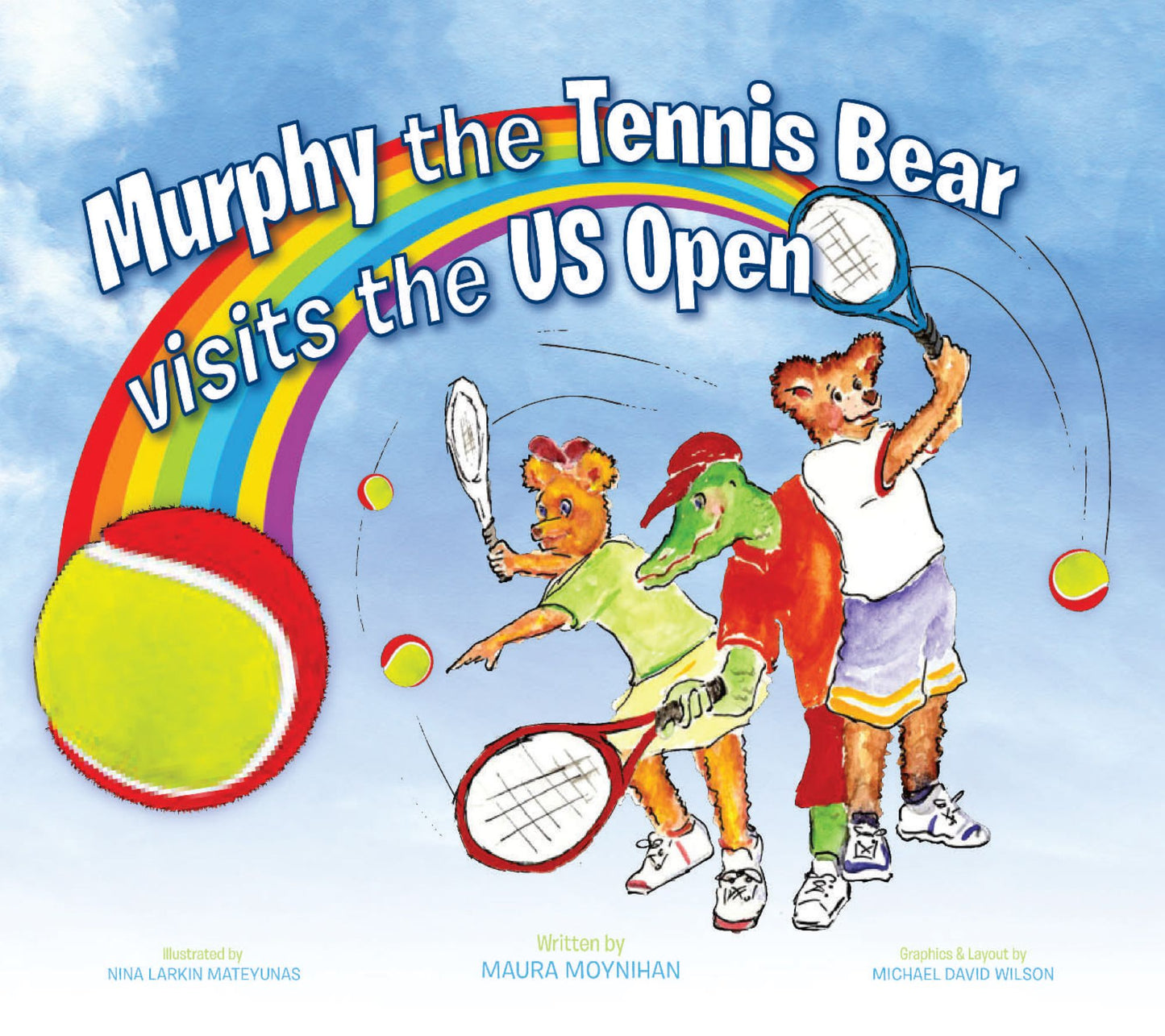 Murphy the Tennis Bear Visits the US Open