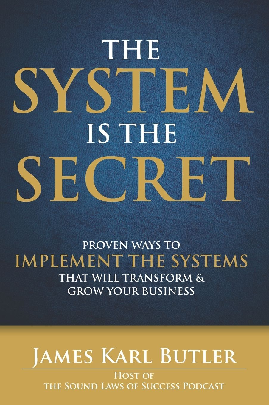 The System is the Secret: Proven Ways to Implement the Systems that Will Transform and Grow Your Business