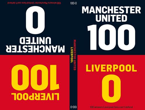 100-0: Manchester United-Liverpool/Liverpool-Manchester United