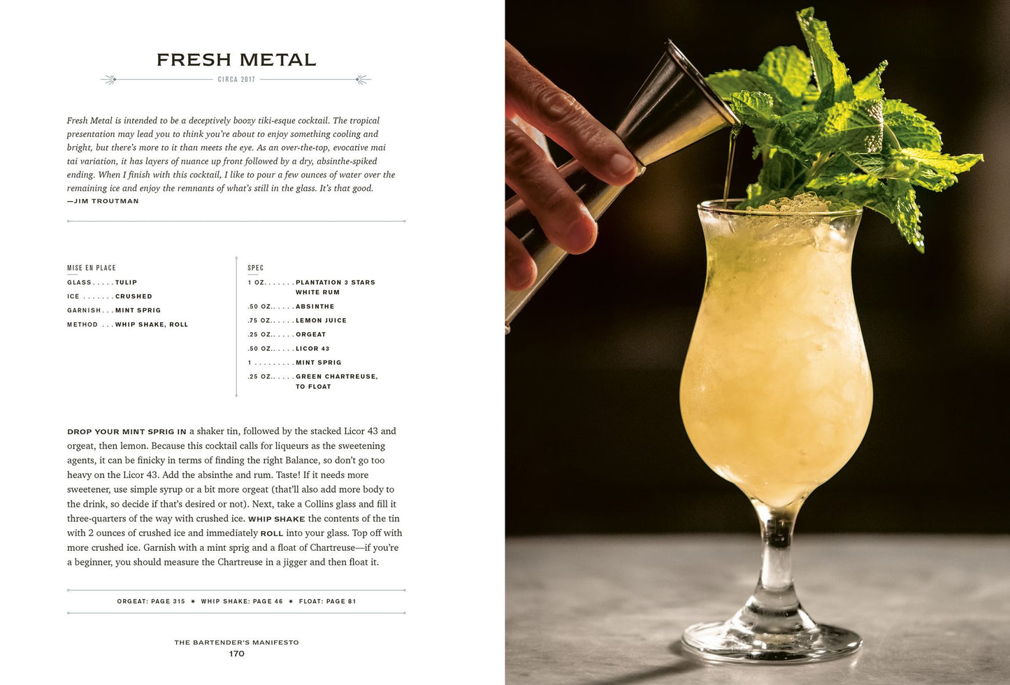 The Bartender's Manifesto: How to Think, Drink, and Create Cocktails Like a Pro