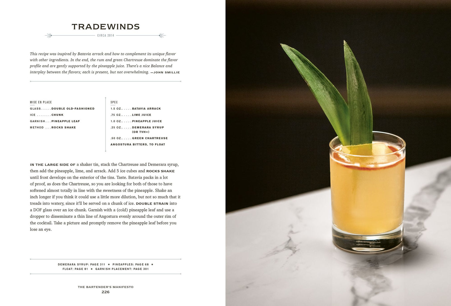 The Bartender's Manifesto: How to Think, Drink, and Create Cocktails Like a Pro